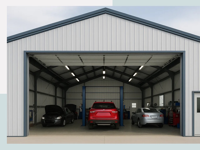 Ангары из сэндвич панелей от 609 руб. в Инта