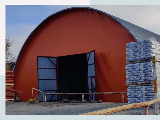 Полукруглые ангары по цене от 609 руб. в Инта