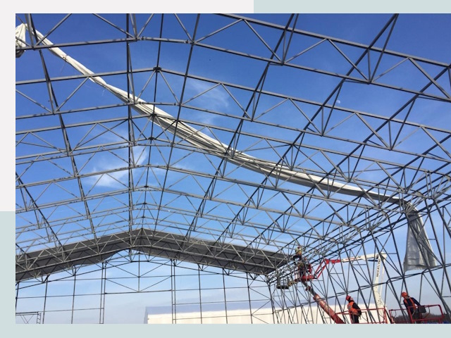 Шатровые ангары от 609 руб. в Инте и Республике Коми