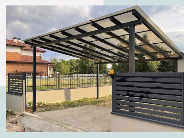 Металлические навесы в Инта от 609 руб. за м²