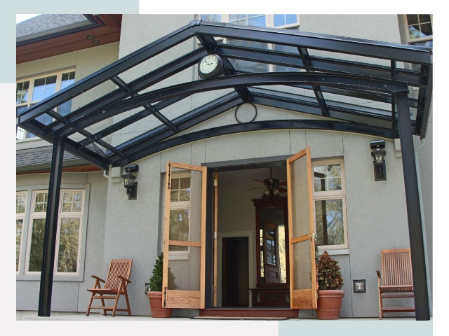 Козырьки металлические в Инте