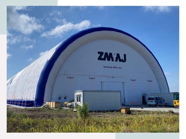 Брендирование ангаров в Инте