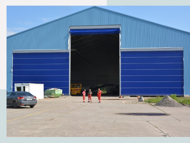 Ангарные ворота в Инта от СтальСтрой-Инт по цене 609 руб.