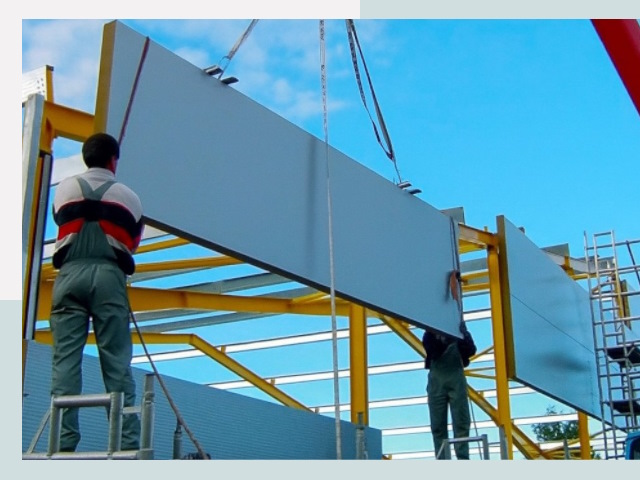 Монтаж сэндвич-панелей в Инте от 609 руб.