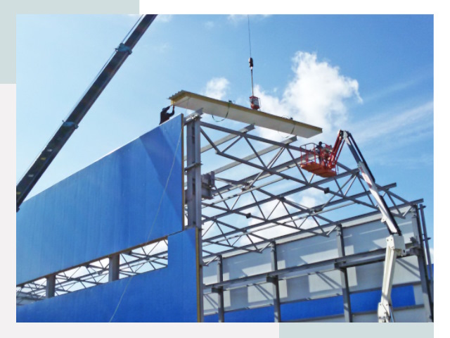 Монтаж сэндвич-панелей в Инте