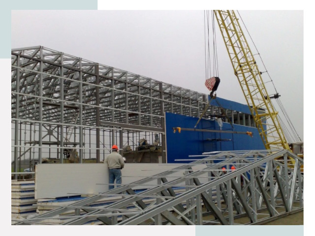 Монтаж ангаров в Инте