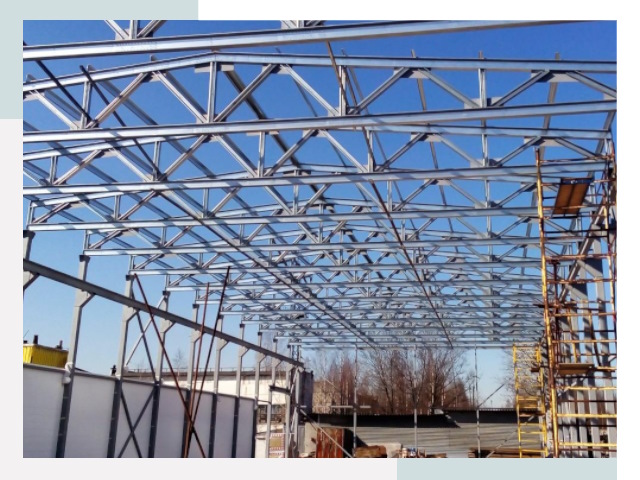 Металлокаркасы для складов в Инте